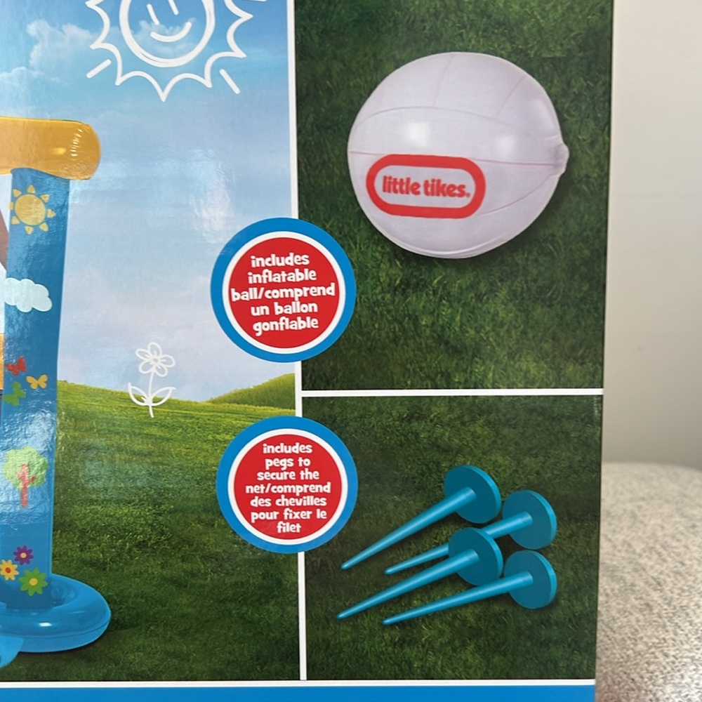 Little Tikes Inflatable Volleyball Set - NEW - Picture 2 of 8